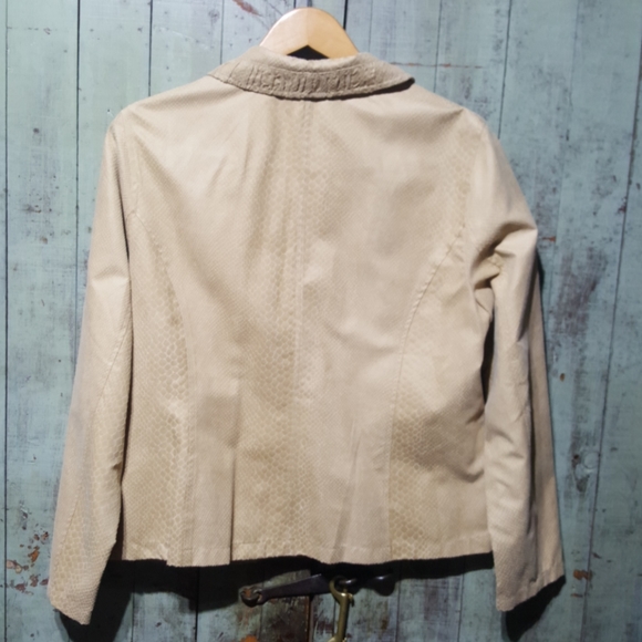 Christopher & Banks tan textured jacket - Picture 5 of 5